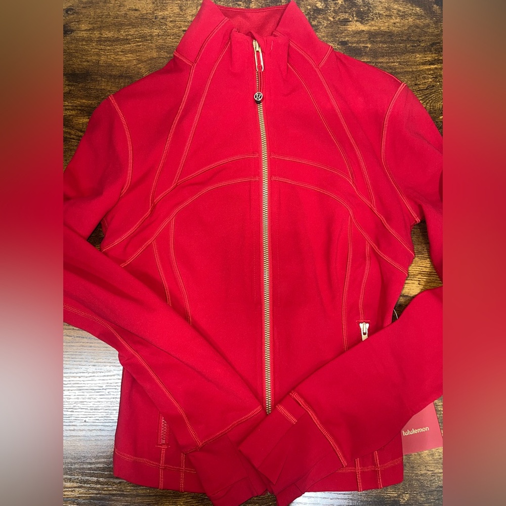 Define Cropped Jacket Nulu Lunar New Year - DARK RED
